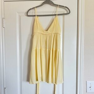 Butter Yellow Babydoll Sundress - American Threads